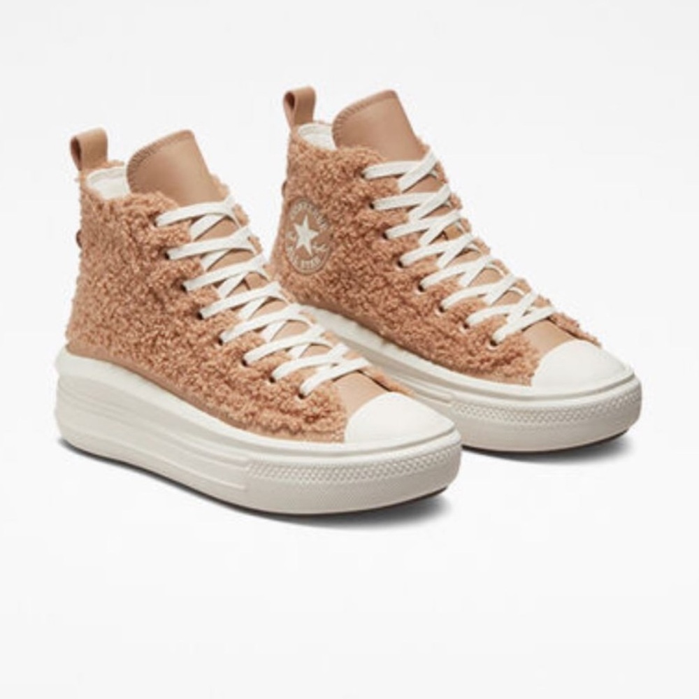 Converse Chuck Taylor All Star Move Platform High Sherpa - Champagne Tan